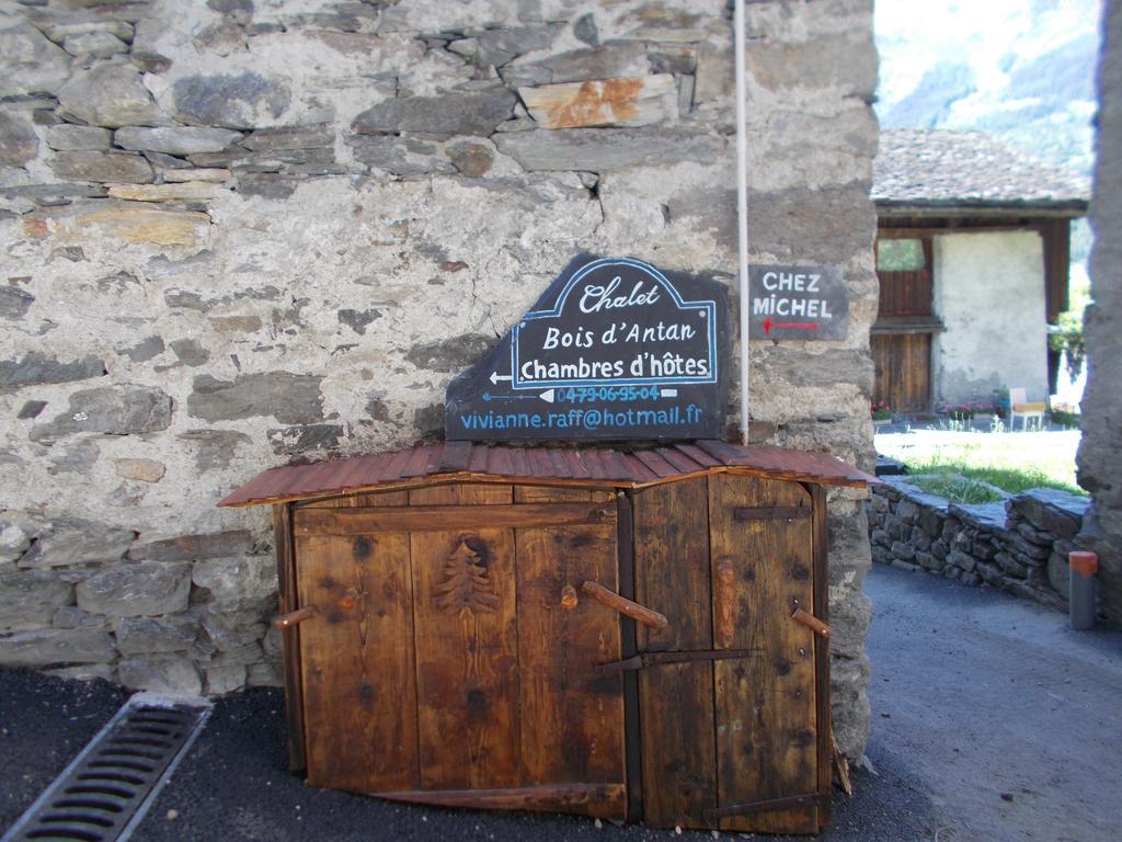 Bed and Breakfast Chalet Bois D'Antan Sainte-Foy-Tarentaise Exteriér fotografie